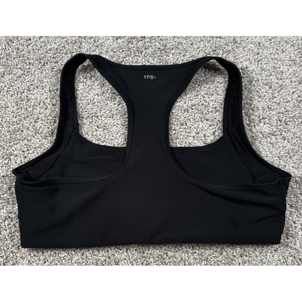 YPB Your Personal Best Abercrombie Womens Athletic Sports Bra Black XL